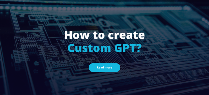 Graphic shows how to create a custom gpt