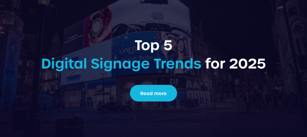 3D billboards among Top 5 Digital Signage Trends for 2025 - Read more