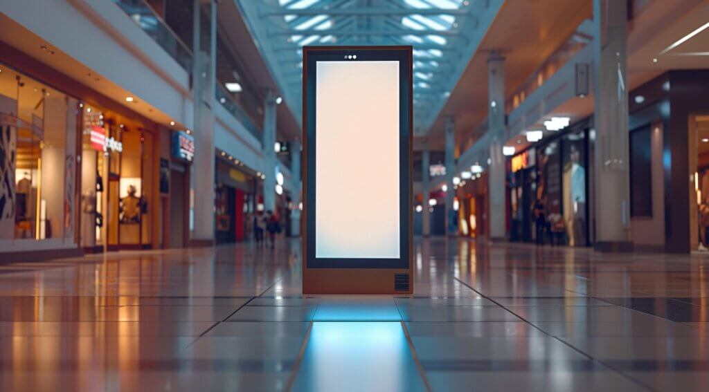 Pionowy kiosk multimedialny