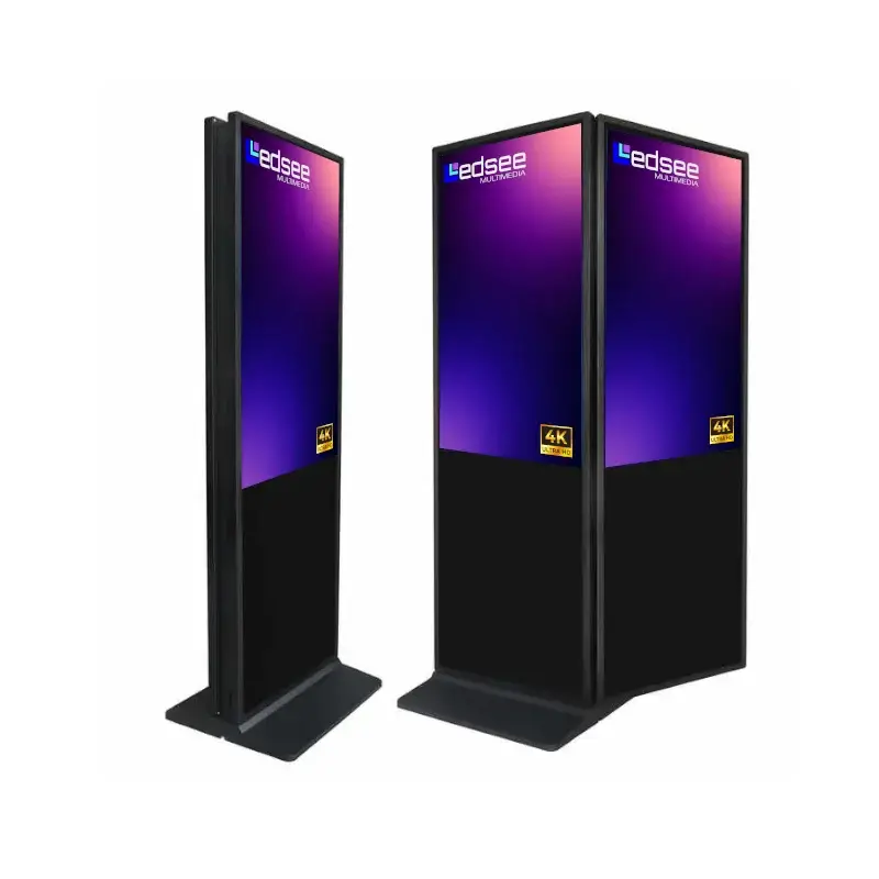 Dwustronny totem LCD firmy Ledsee
