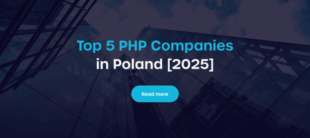 Top 5 companies - outsourcing PHP Development