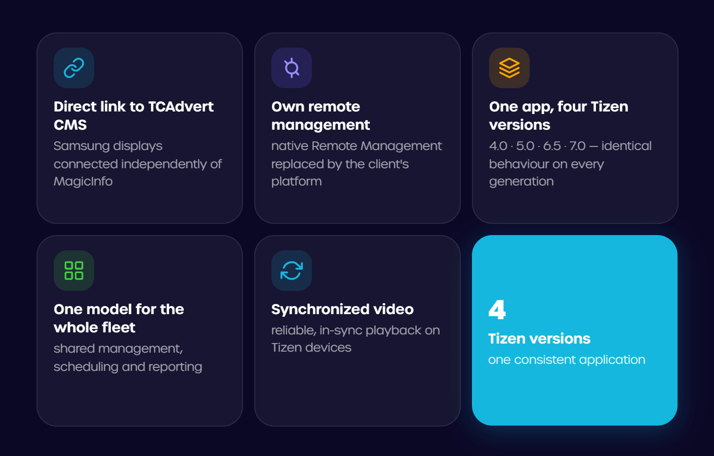 Samsung Tizen TV App Development - challenges