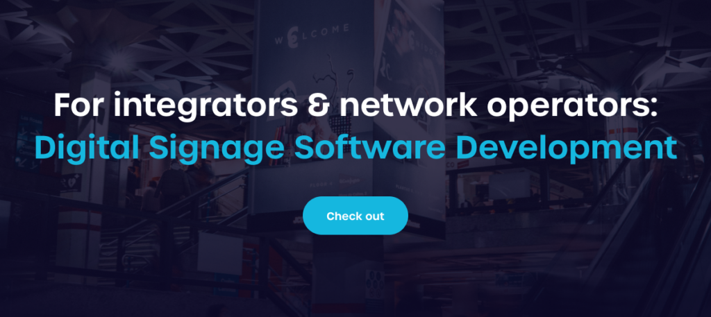 Digital signage software development for integrators and network operators – Fingoweb