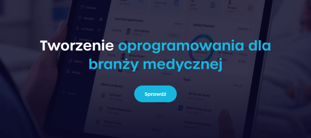 Tworzenie oprogramowania dla branży medycznej