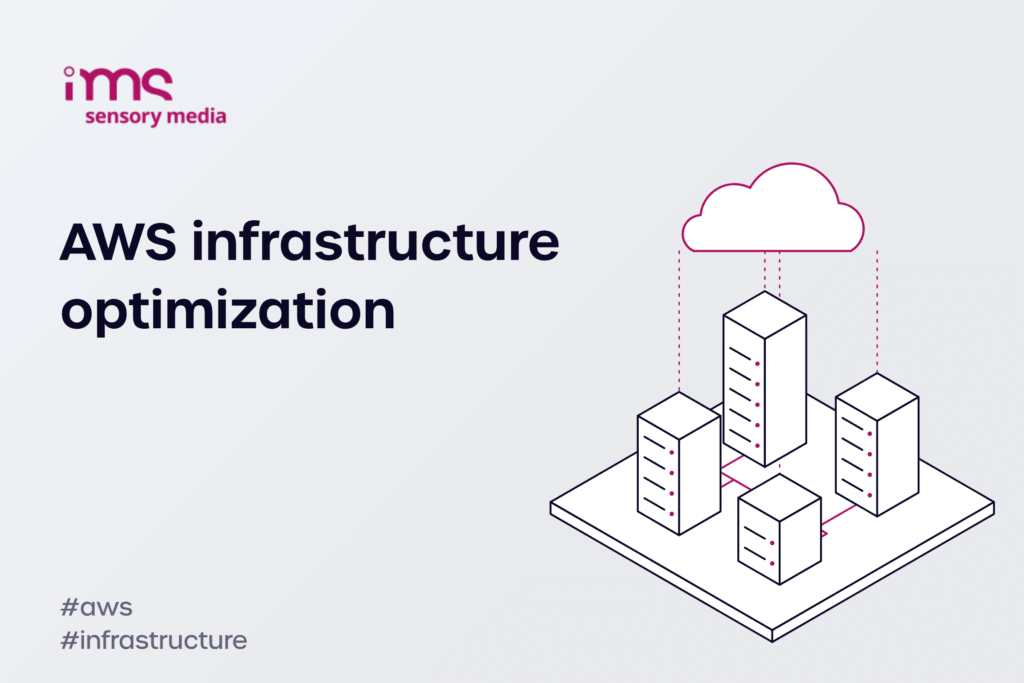 cover of case study abut aws infrastructure